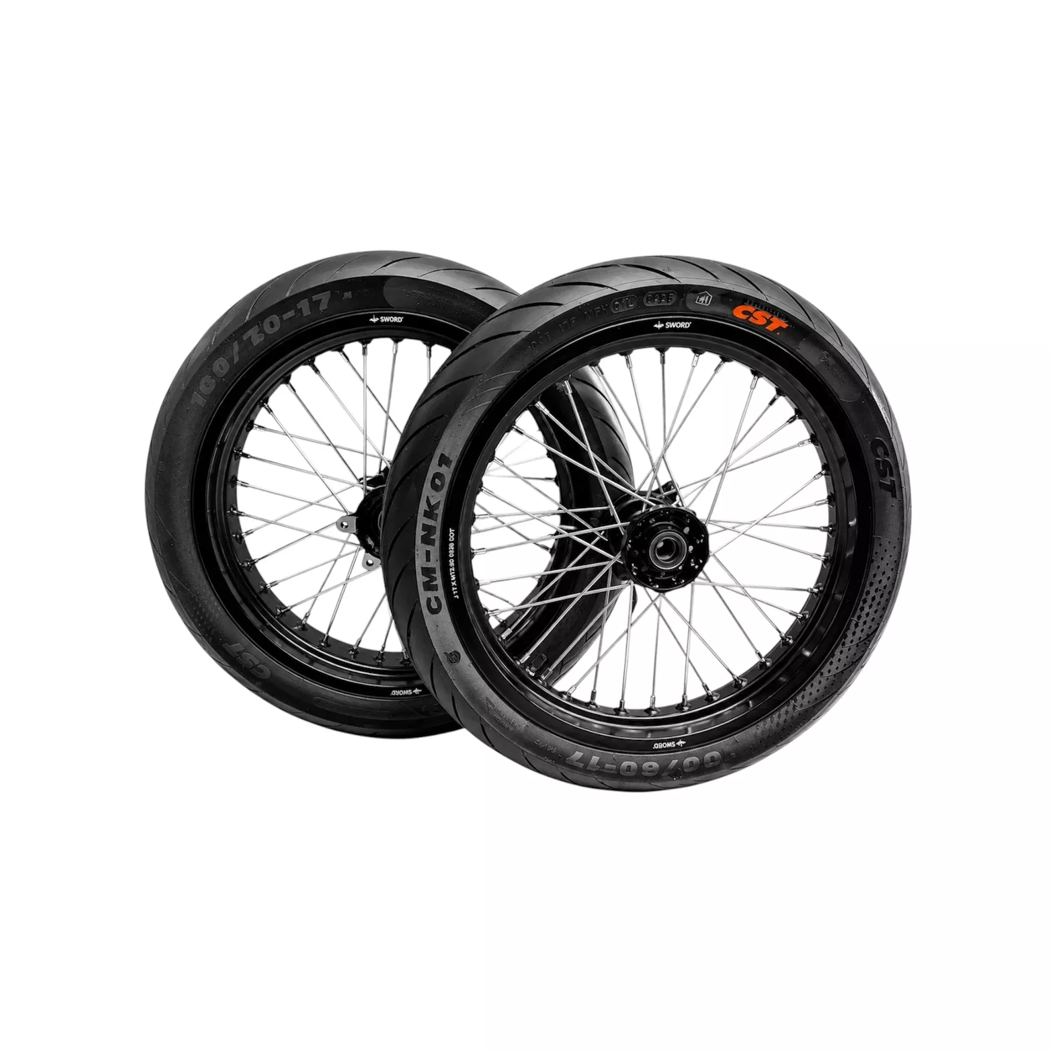 17” Surron ultra bee super moto wheel set