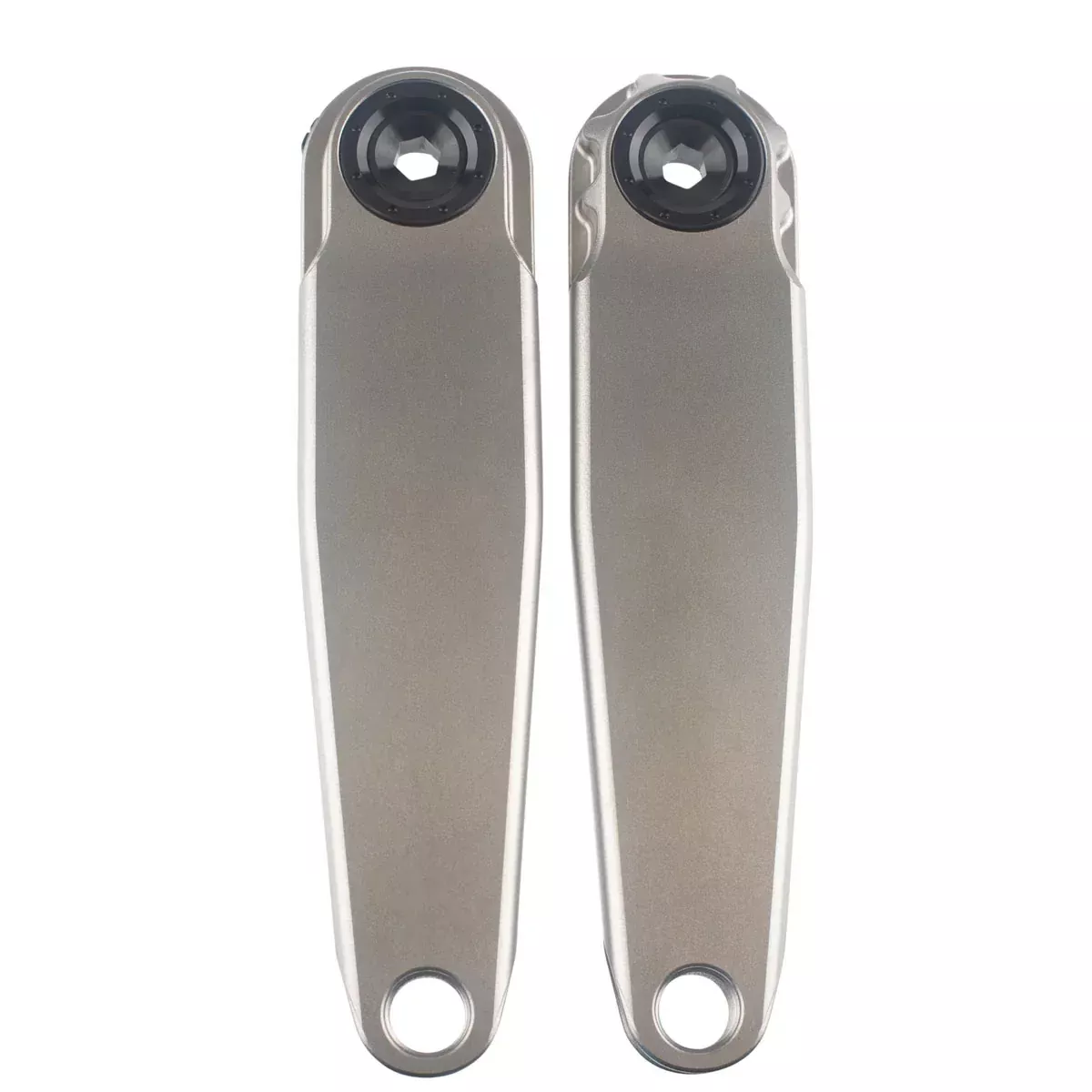 5DEV RGXC Titanium Crankset - 165mm 8-Bolt DM Chainring Interface Raw Ti