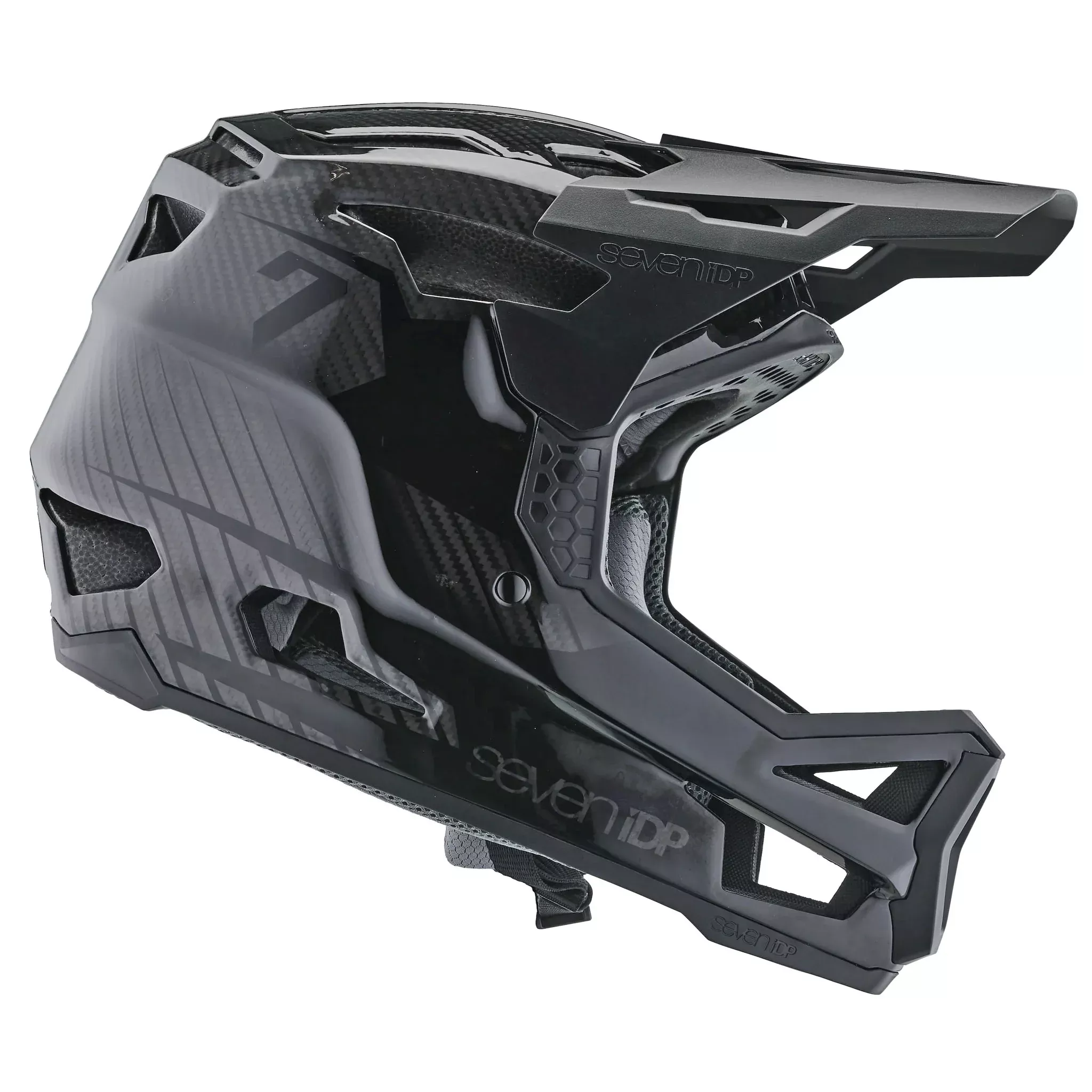 7iDP Project 23 Carbon Full Face XS/S Gloss Black