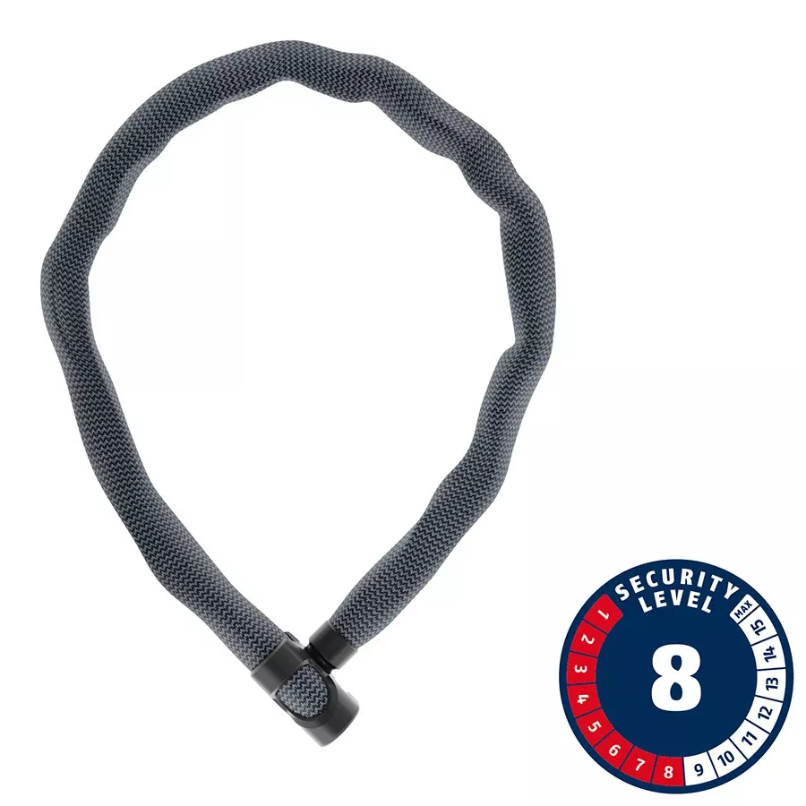 Abus IVERA 7210K Chain Lock Key 7mm 85cm 2.8' Anthracite