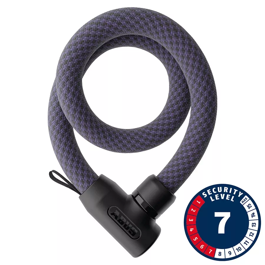 Abus Yarnit 4004K Chain Lock Key 4mm 110cm 3.6' Midnight Purple