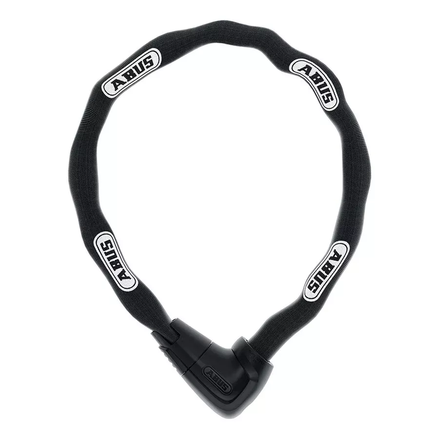 Abus9808K/110 Steel-O-Chain Key Lock - Black