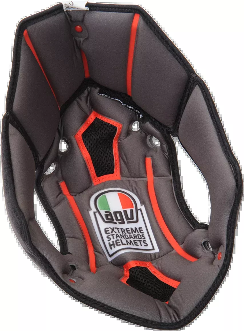 AGV Corsa R Helmet Replacement Liner - Black - Small (Part No. 20KIT61202001)