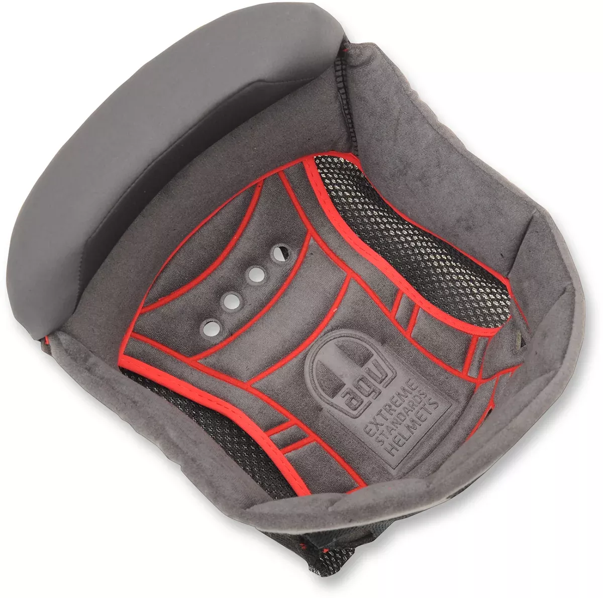AGV K5 S Replacement Crown Pad and Liner – Size 2XL, Part Number 20KIT00440999