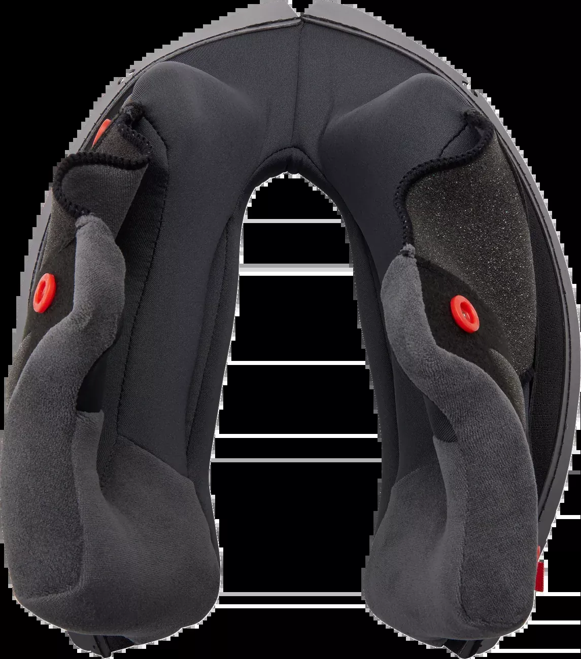 AGV K6/K6 S Cheek Pads - Black/Gray, Size XS - Comfortable Replacement for Enhanced Fit