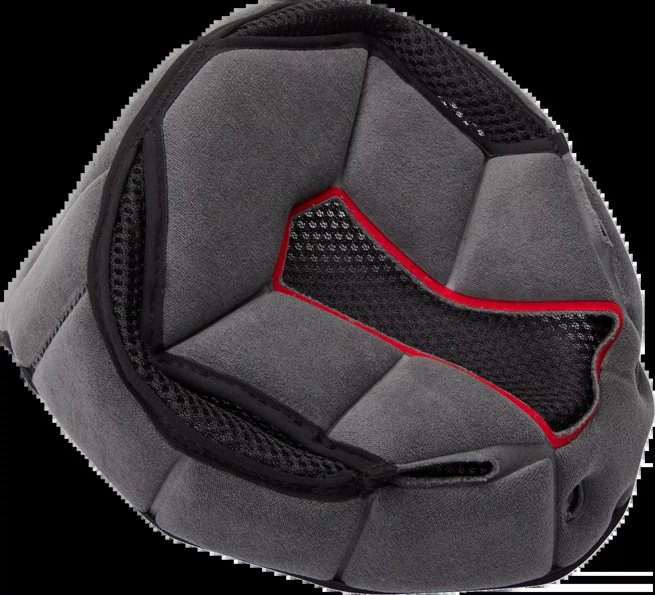 AGV K6/K6 S Replacement Liner and Crown Pad – Black/Gray, XS by AGV (Part #2018500046619XS)