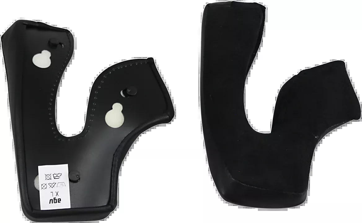 AGV X3000 Cheek Pads - Black - Extra Small (Part Number 20KIT00116001)