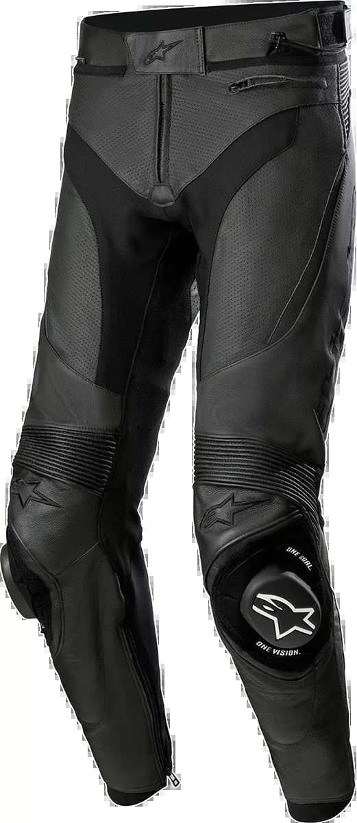 Alpinestars Missile v3 Airflow Leather Pants – Black (US 32 / EU 48)