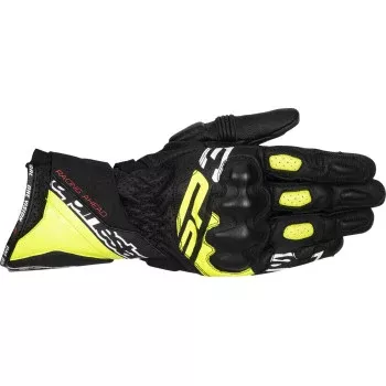 Alpinestars SP-3 Motorcycle Gloves | Black/Fluo Yellow/White - Small