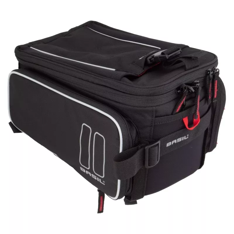 Basil Sport Design Trunk Bag UBS / Straps 14.2x10.6x7` 427 c.i. Black