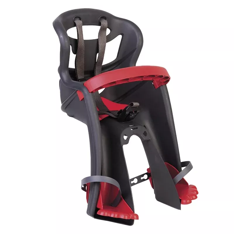 Bellelli Tatoo Plus Front Child Carrier 26`/27.5`/700C Grey Front Mount 33lbs Disc or Non-Disc