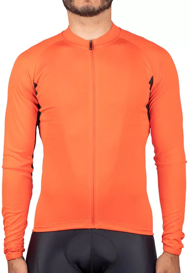 Bellwether Sol-Air UPF Long Sleeve Jersey - Orange Men's Medium