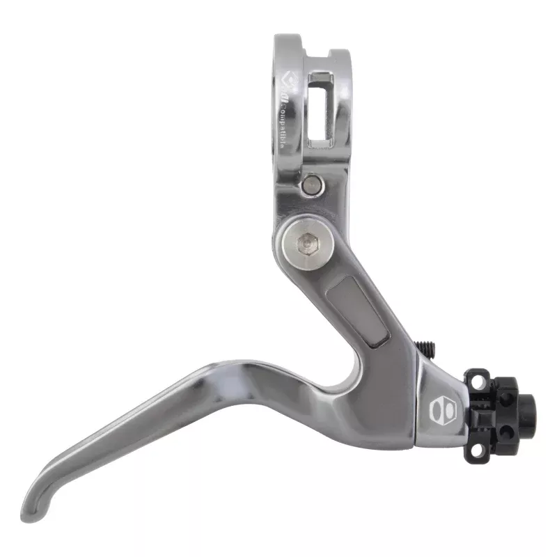 Box components Box One Genius Brake Lever Gun Metal RH Long Linear Pull