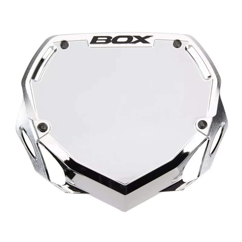 Box components Box Two Number PlateChrome Large 95g 8.25` x 9.5`