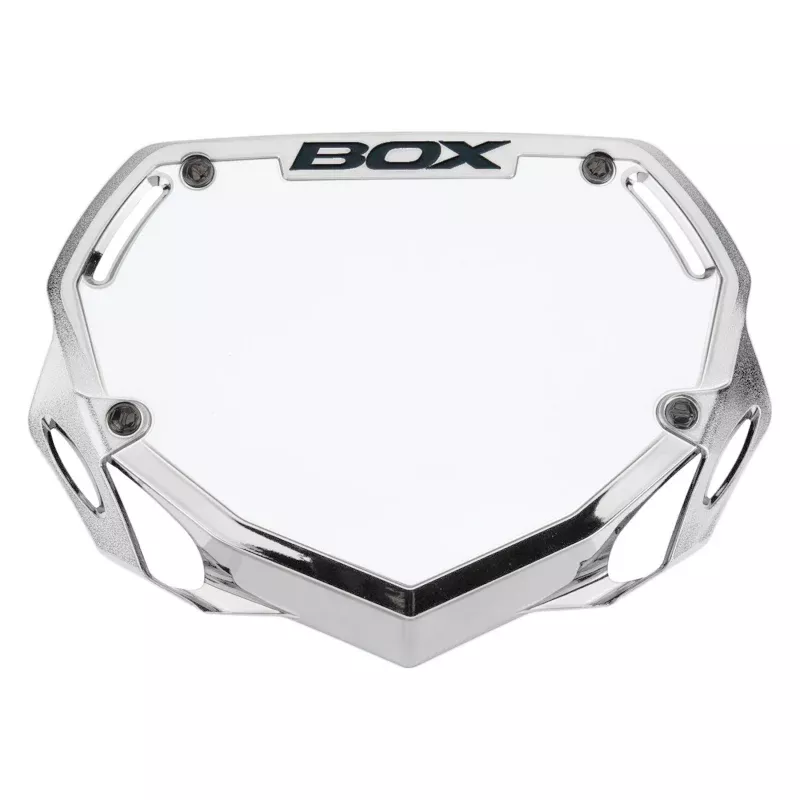 Box components Box Two Number PlateChrome Small 73g 6.5` x 9`