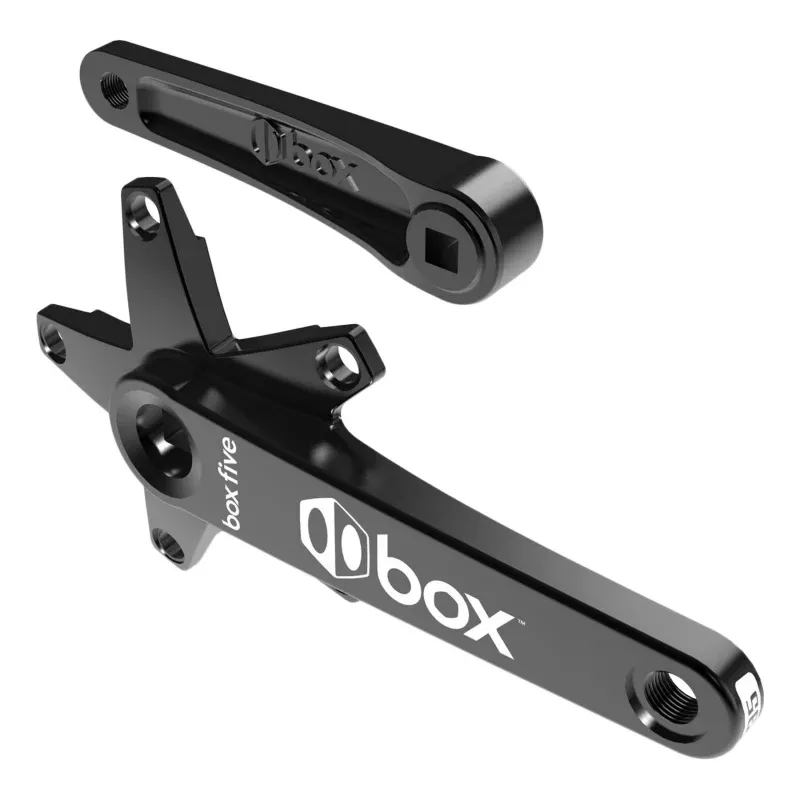 Box components .five. Square Tapered Forged 140mm SQR JIS crankset black