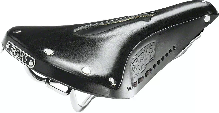 Brooks B17 Carved Saddle - Steel Black Men's