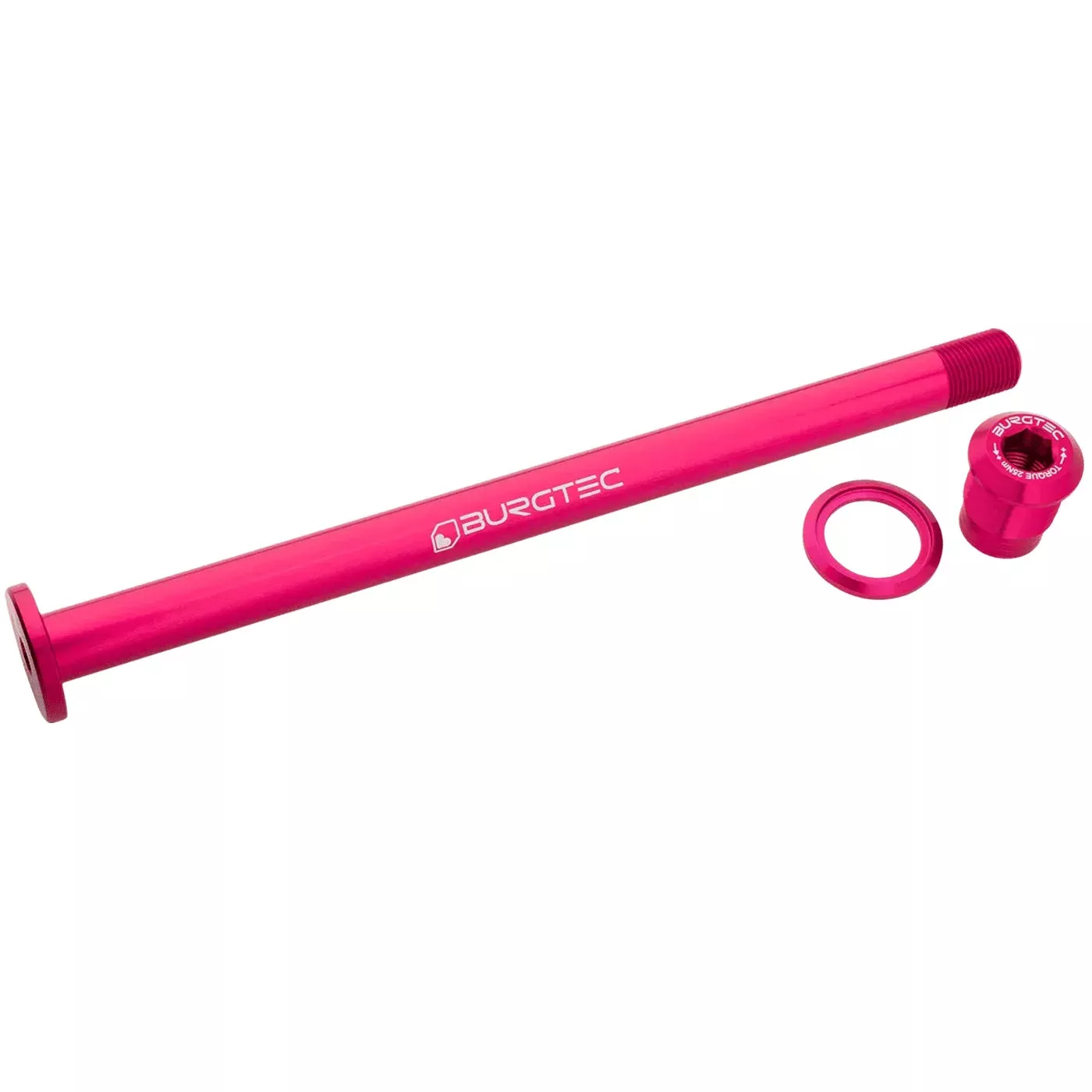 Burgtec Evil 183.5mm UDH Rear Axle Toxic Barbie Pink