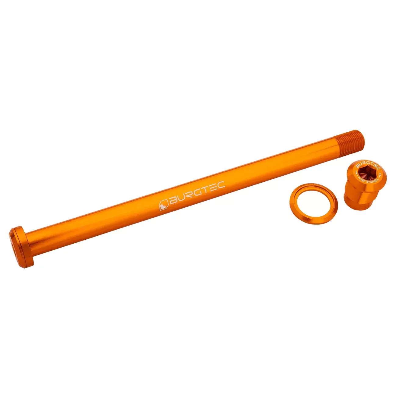 Burgtec Pivot 185.3mm UDH Rear Axle Iron Bro Orange