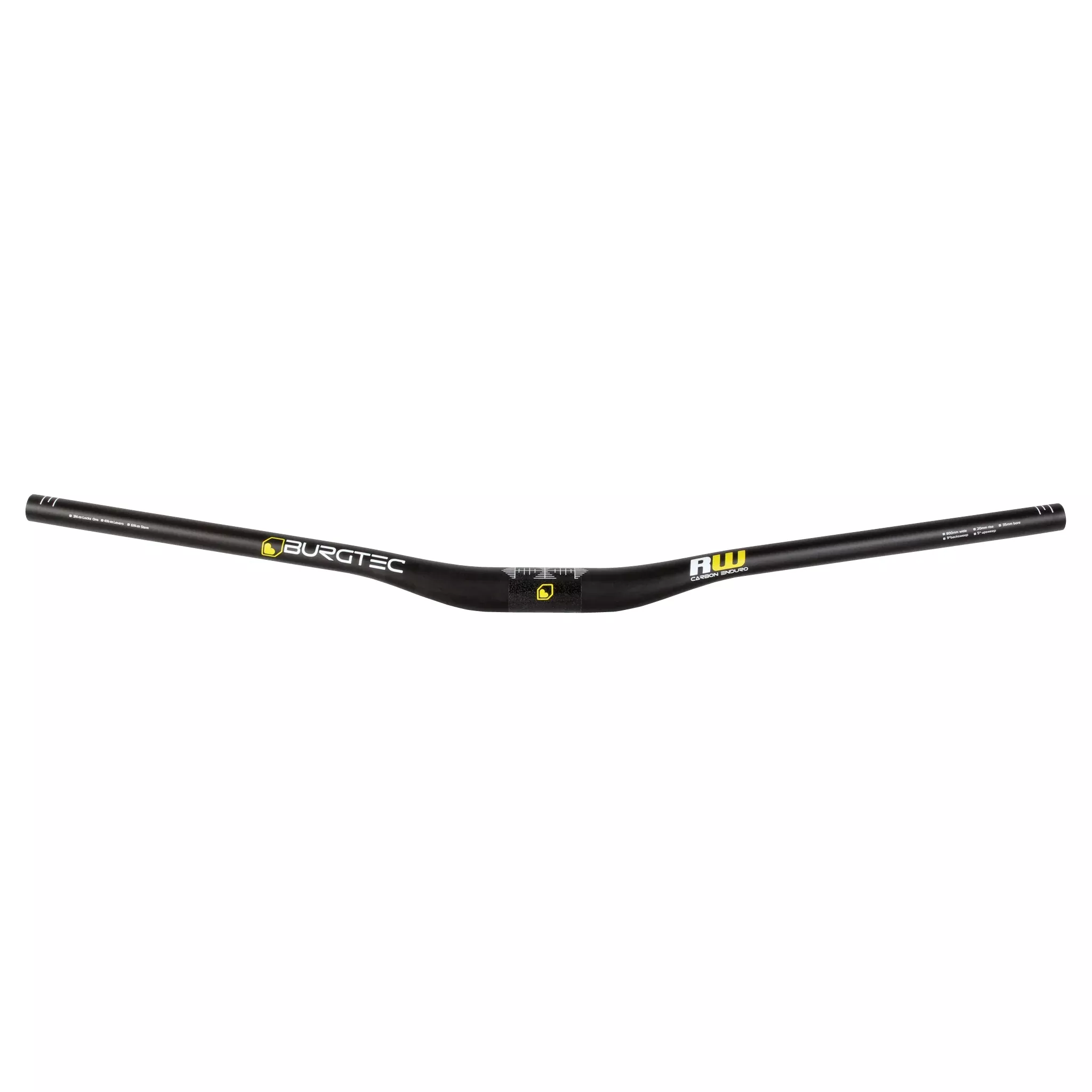 Burgtec Ride Wide Carbon Enduro Riser Bar (35) 20/800mm UD
