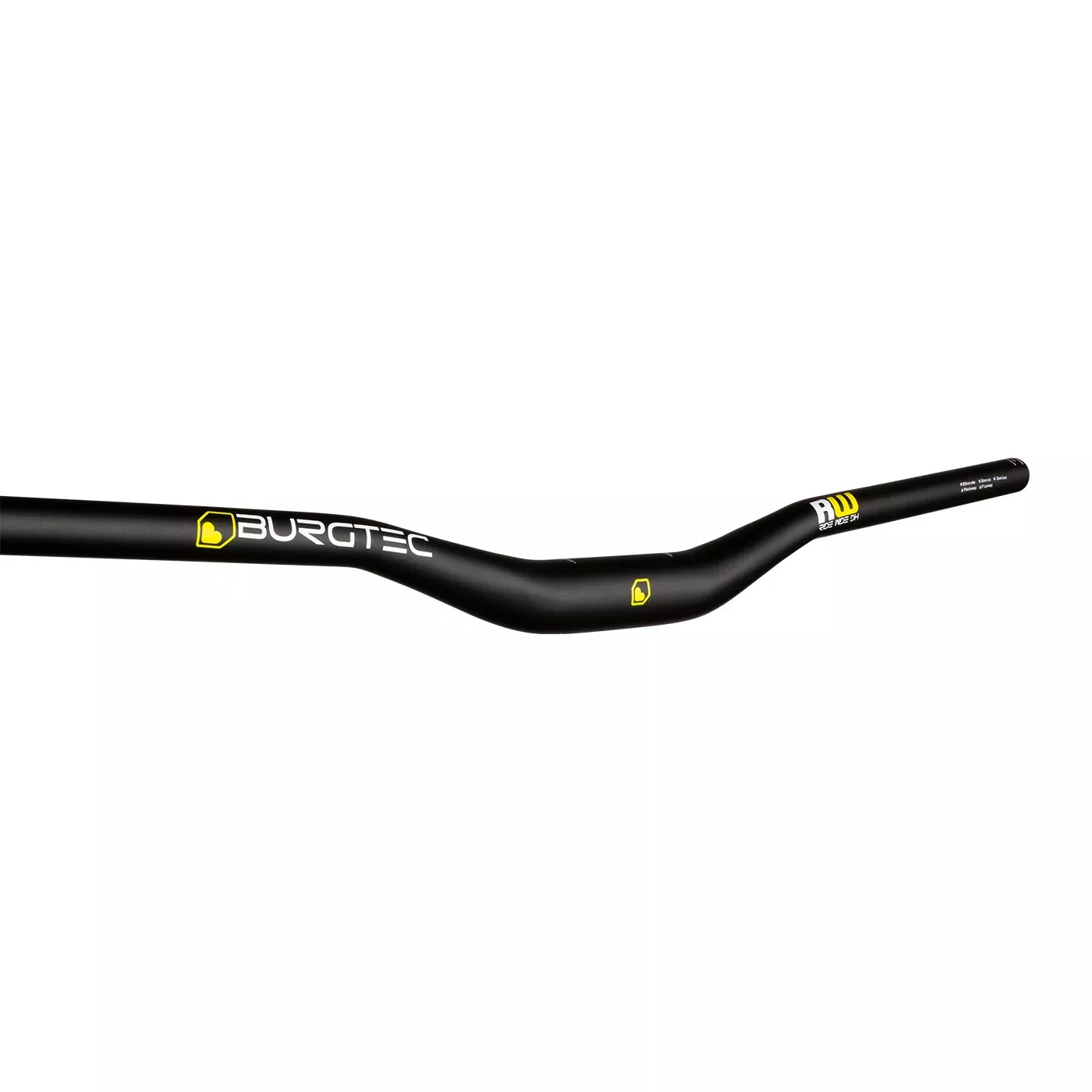Burgtec Ride Wide DH Riser Bar (35.0) 30mm/800mm Black