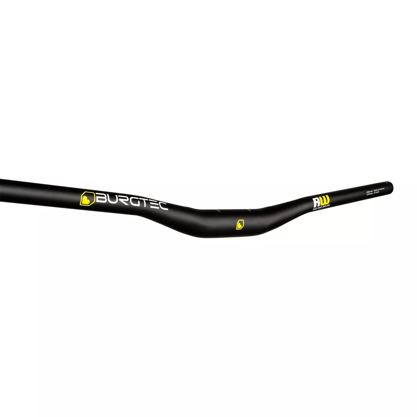 Burgtec Ride Wide Enduro Riser Bar (35) 22.5mm/800mm Black