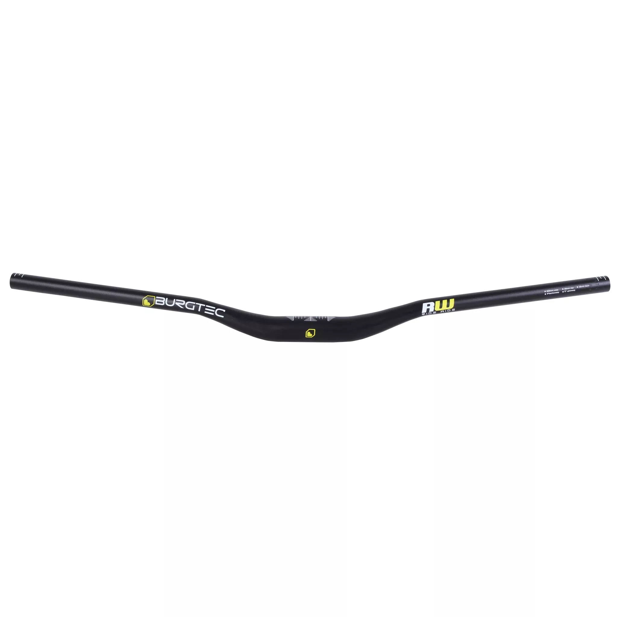Burgtec Ride Wide Enduro Riser Bar (35) 30mm/800mm Black