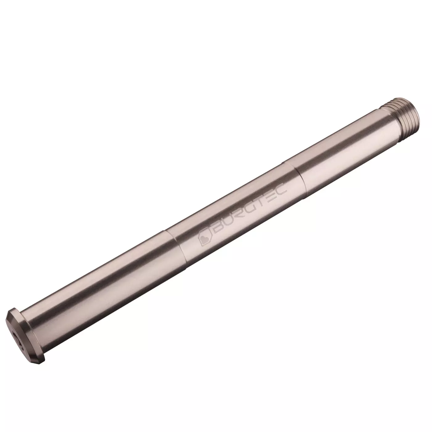 Burgtec RockShox Fork Axle 15x110mm Rhodium Silver