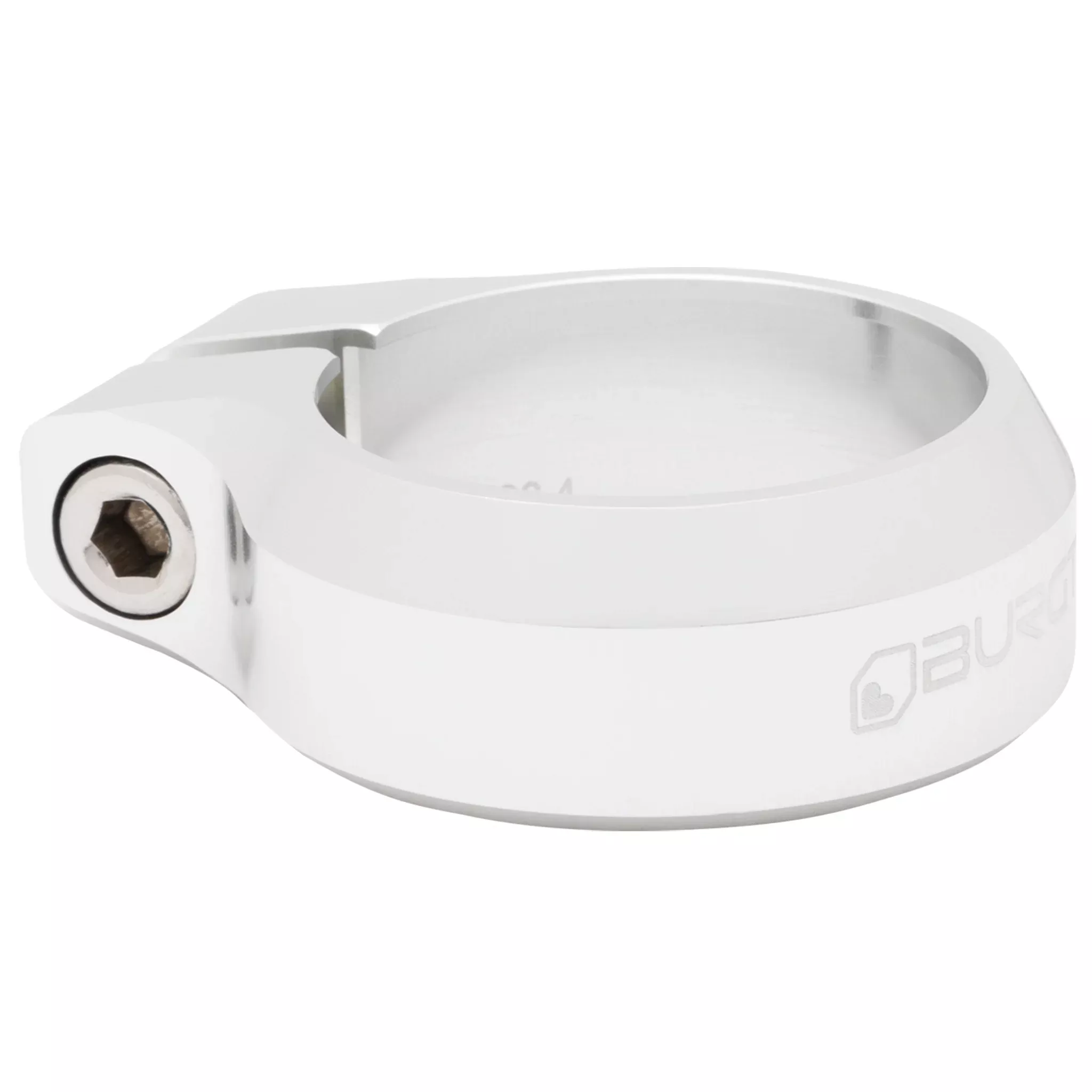 Burgtec Seat Clamp 36.4mm Rhodium Silver