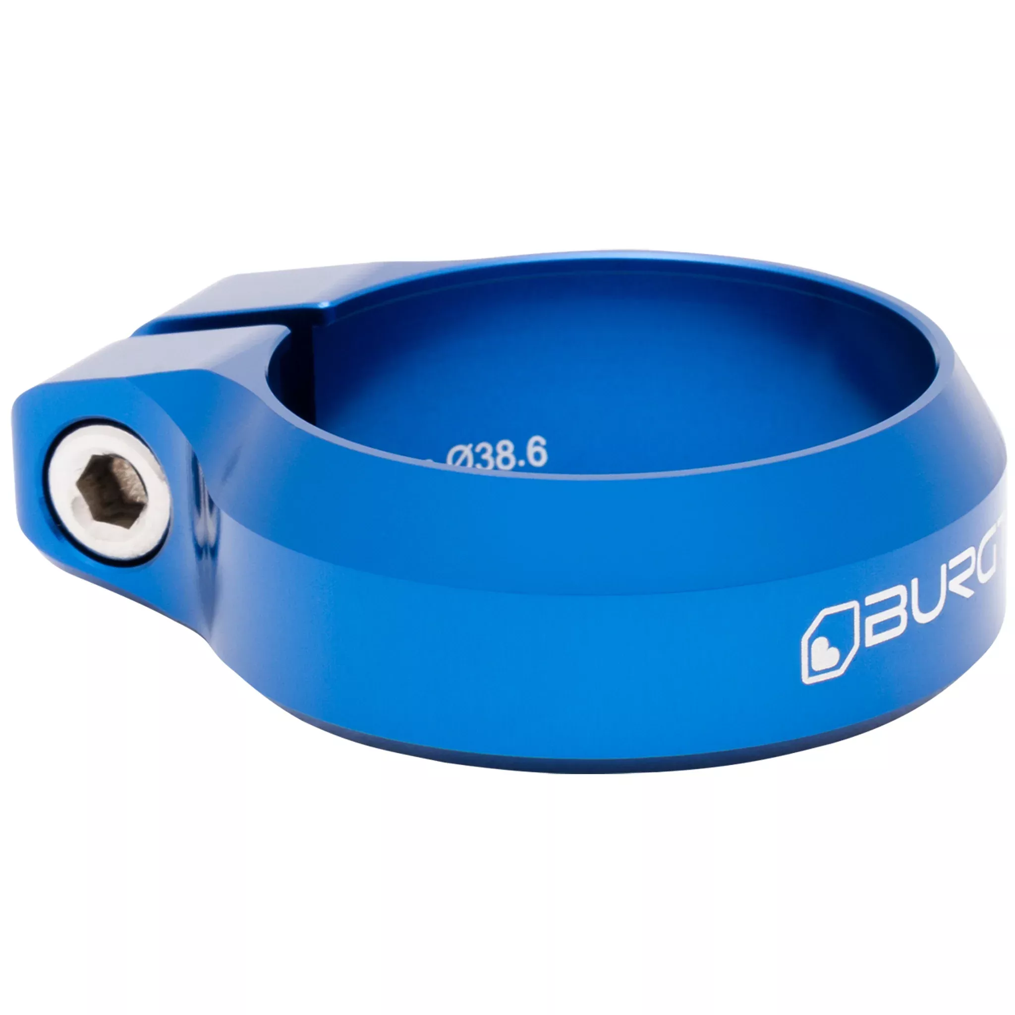 Burgtec Seat Clamp 38.6mm Deep Blue