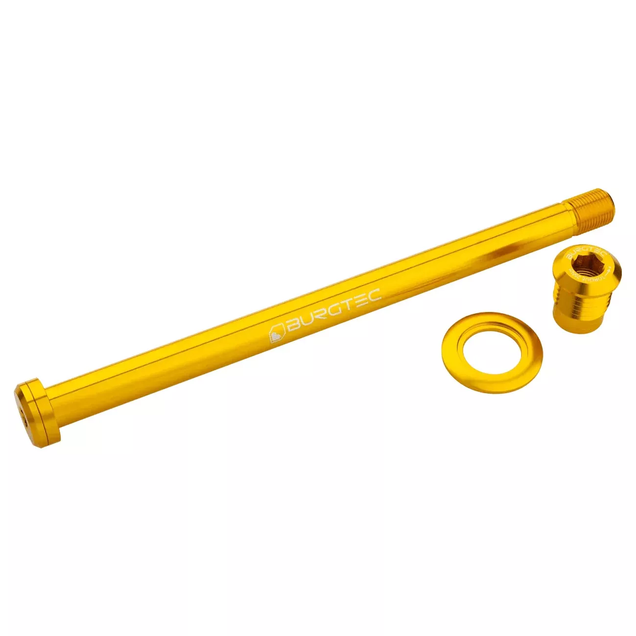 Burgtec Trek 184.5mm Rear Axle Burgtec Bullion Gold