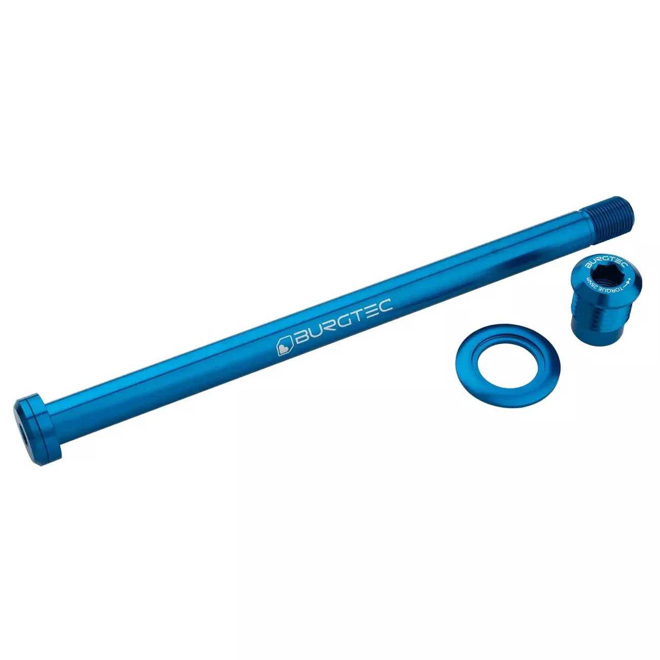 Burgtec Trek 184.5mm Rear Axle Deep Blue
