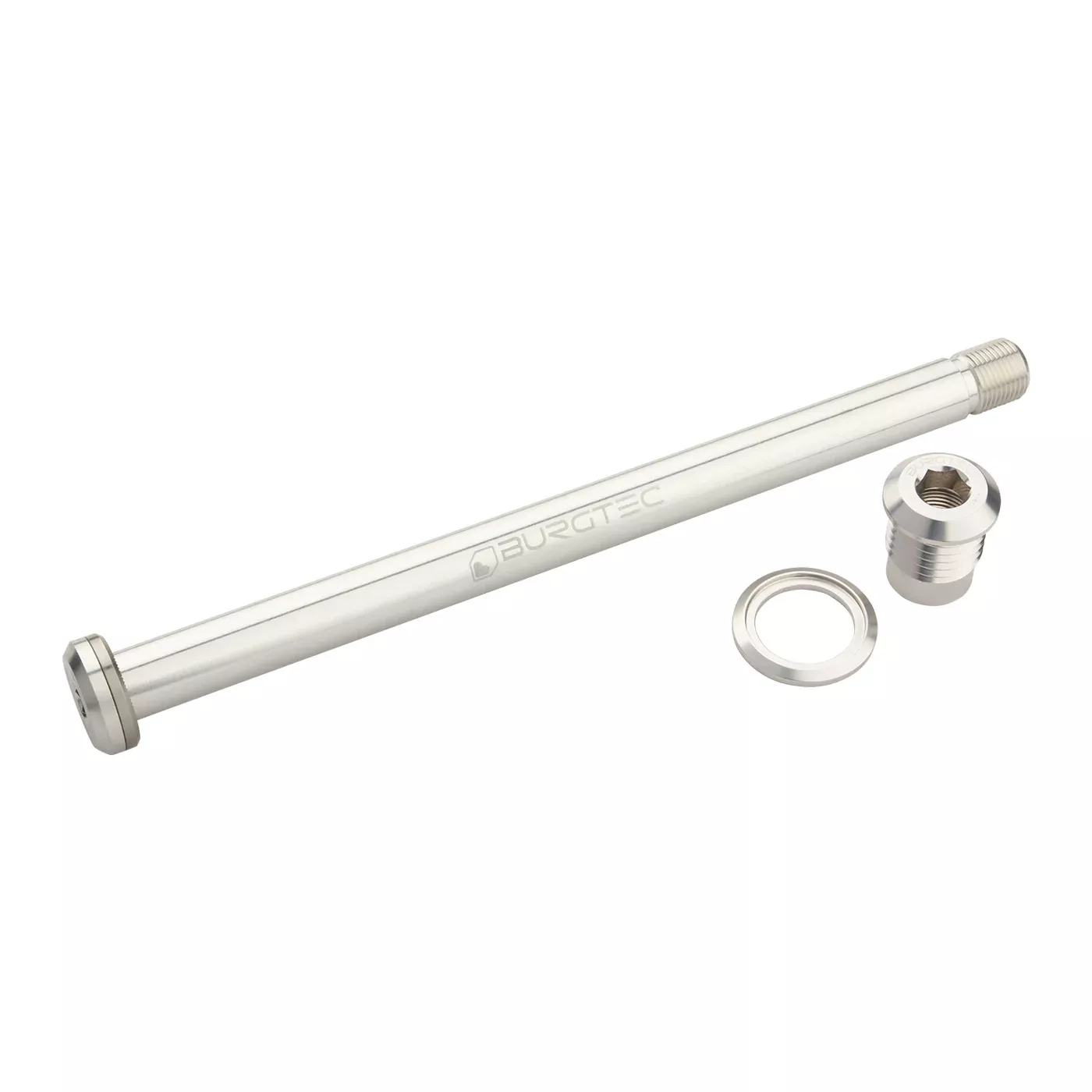 Burgtec Yeti Boost Rear Axle 12x174mm Rhodium Silver