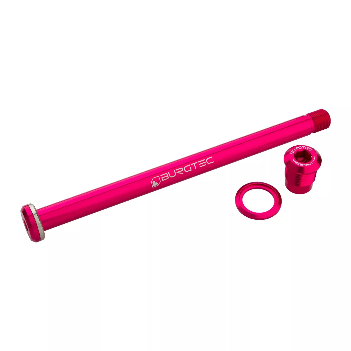 Burgtec Yeti Boost Rear Axle 12x174mm Toxic Barbie Pink