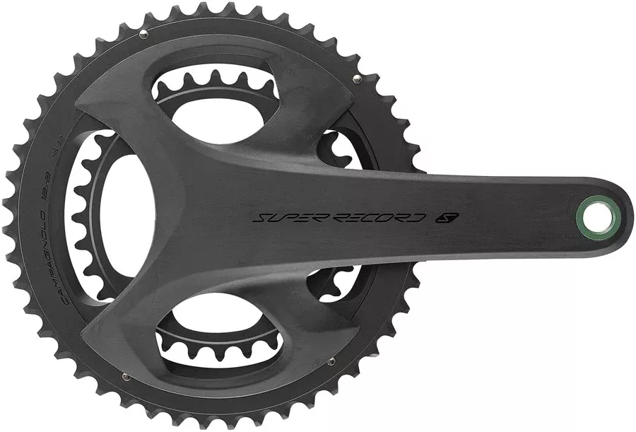 Campagnolo Super Record S Wireless Crankset - 170mm 12-Speed 52/36t Campy 121/88 Asym BCD Ultra Torque Spindle Carbon