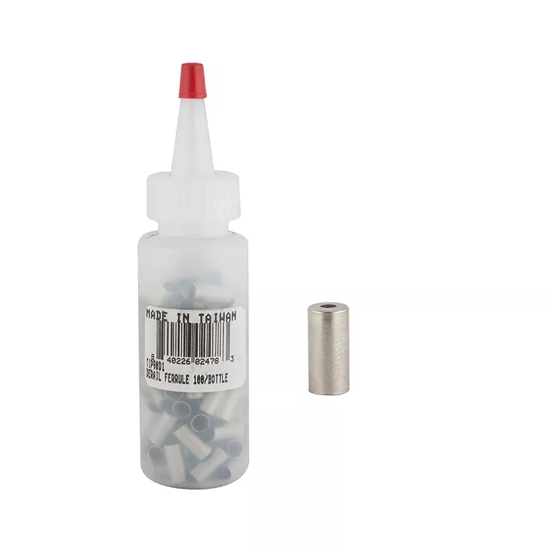 Cane Creek Derail Ferrules 5mm - Chrome 100/Count
