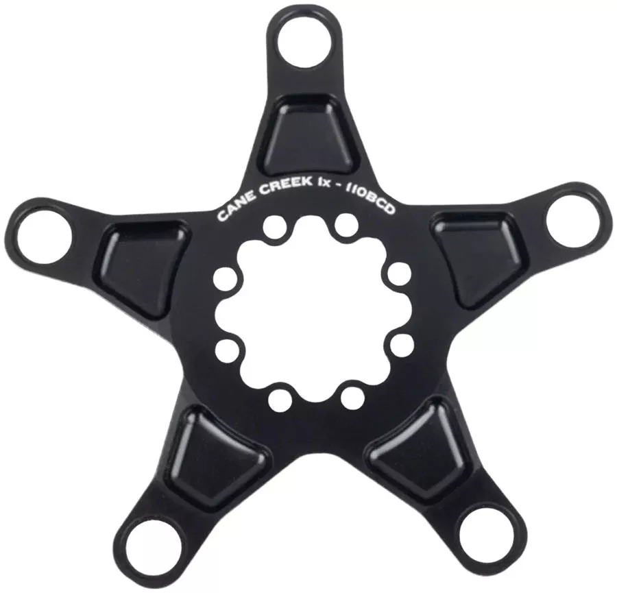 Cane Creek eeWings Chainring Spider - 5-Bolt 110 BCD 1x only 8-Bolt Mount Type BLK