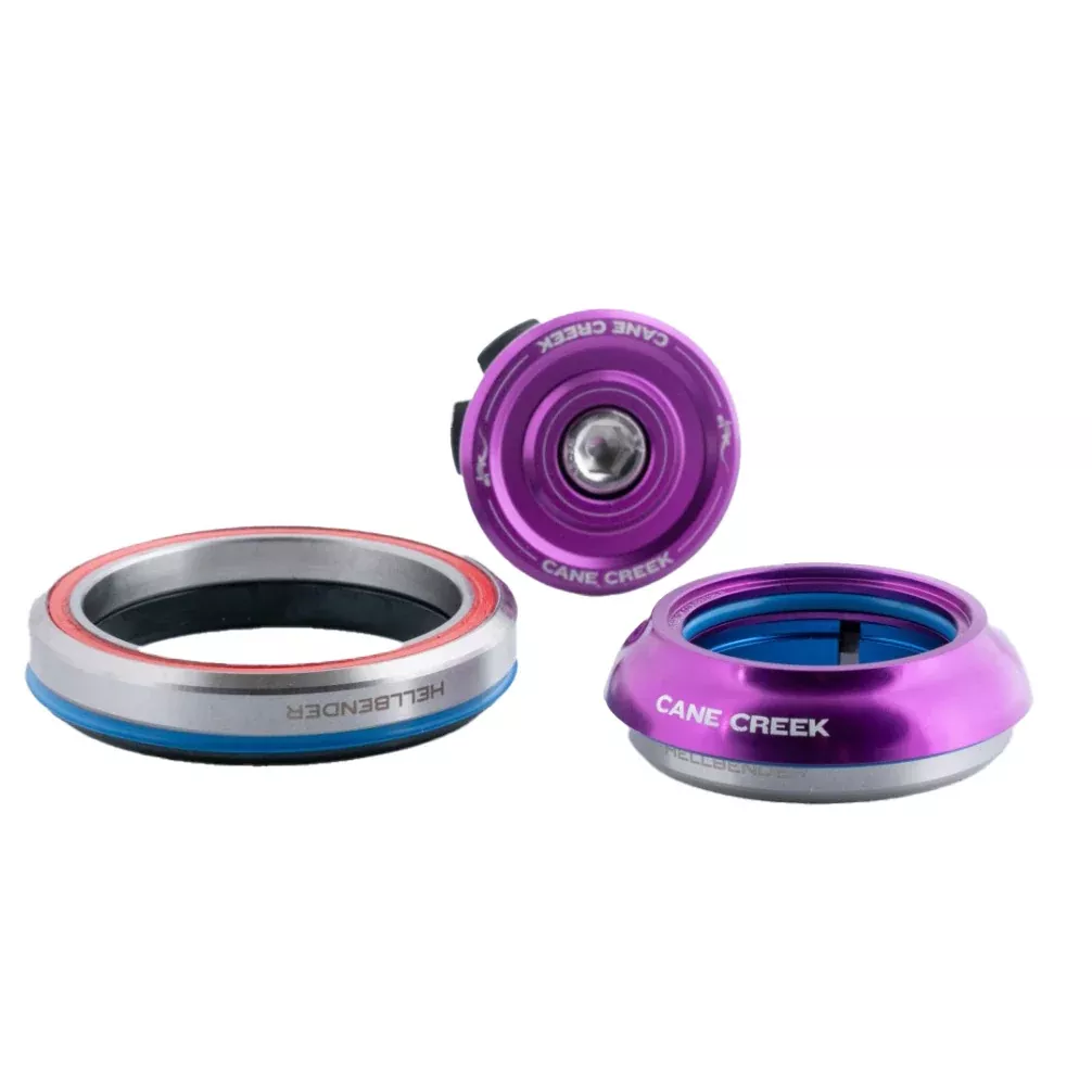 Cane Creek Hellbender 70 Headset - IS41/28.6/H9 Upper | IS52/40 Lower Tapered Purple