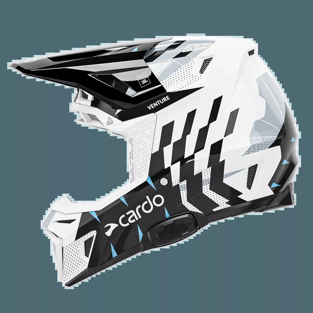 Cardo Venture Helmet – Integrated MX Communication | Leatt 8.5 Platform