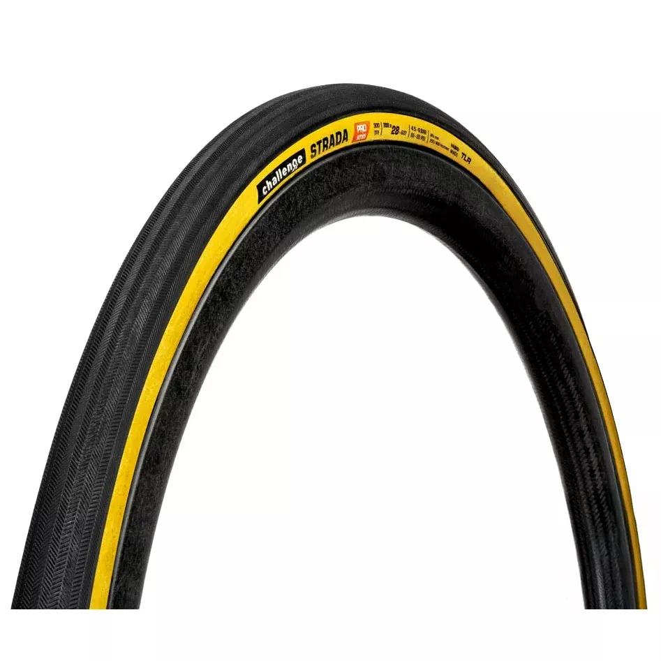 Challenge Tire Strada Pro Tire TLR 700x35 Black/Tanwall