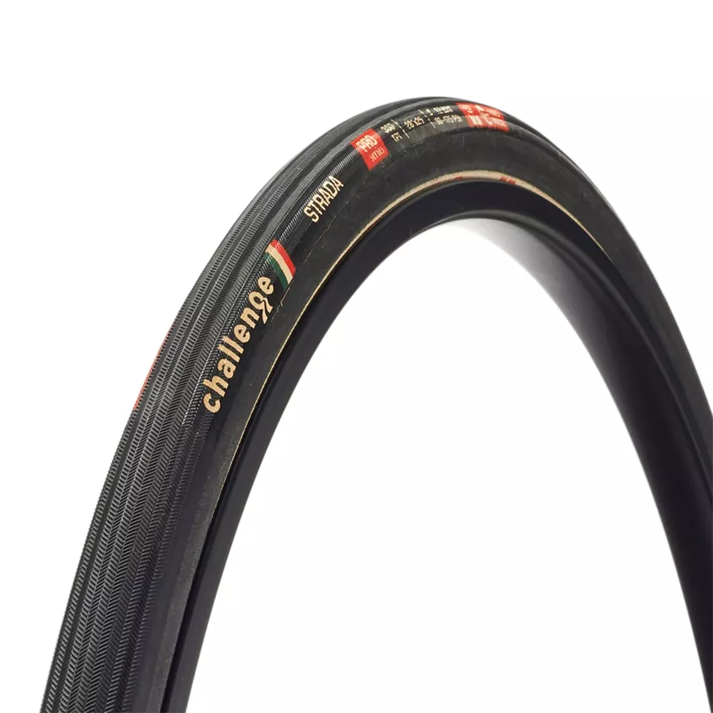 Challenge Tire Strada Pro Tubular Tire 700x25 Black