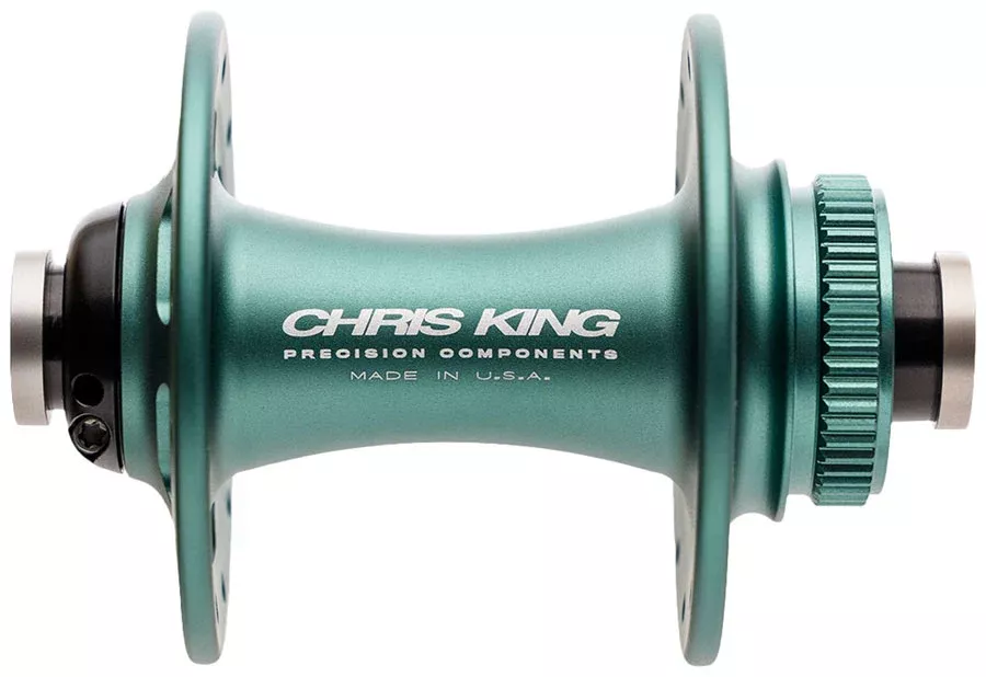 Chris King R45D Front Hub - 12 x 100mm Center-Lock Matte Jade 28H