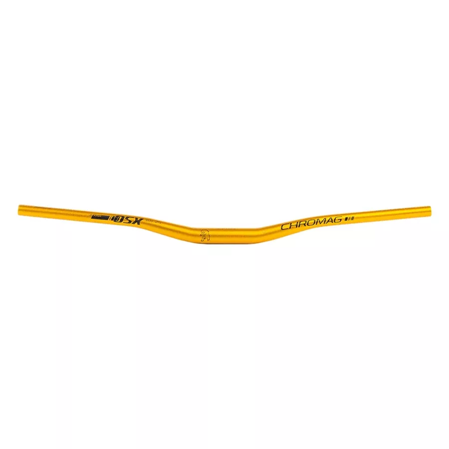 Chromag OSX 31.8 25mm gold MTB Handlebar Diameter: 31.8mm Rise: 25mm Gold