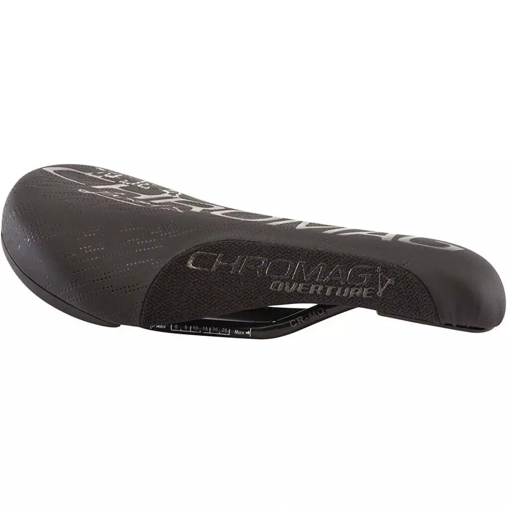 Chromag Overture Saddle CrMo Rails - Black
