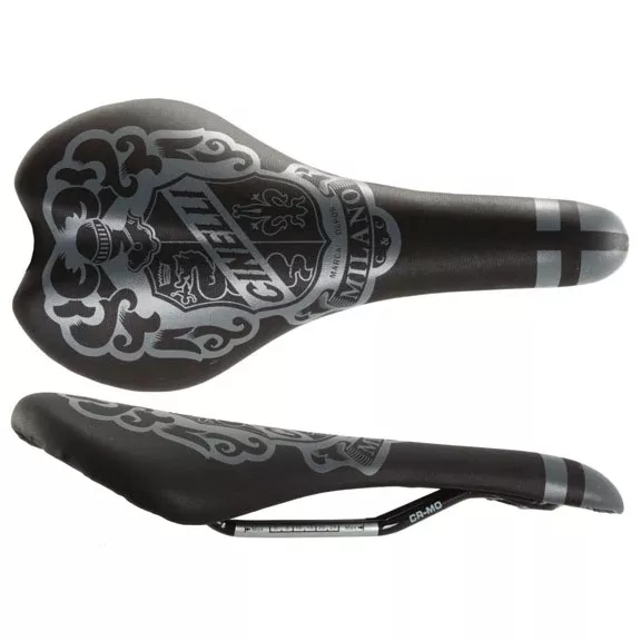 Cinelli Cavaliere Crest Saddle CrMo Rail Black Knight