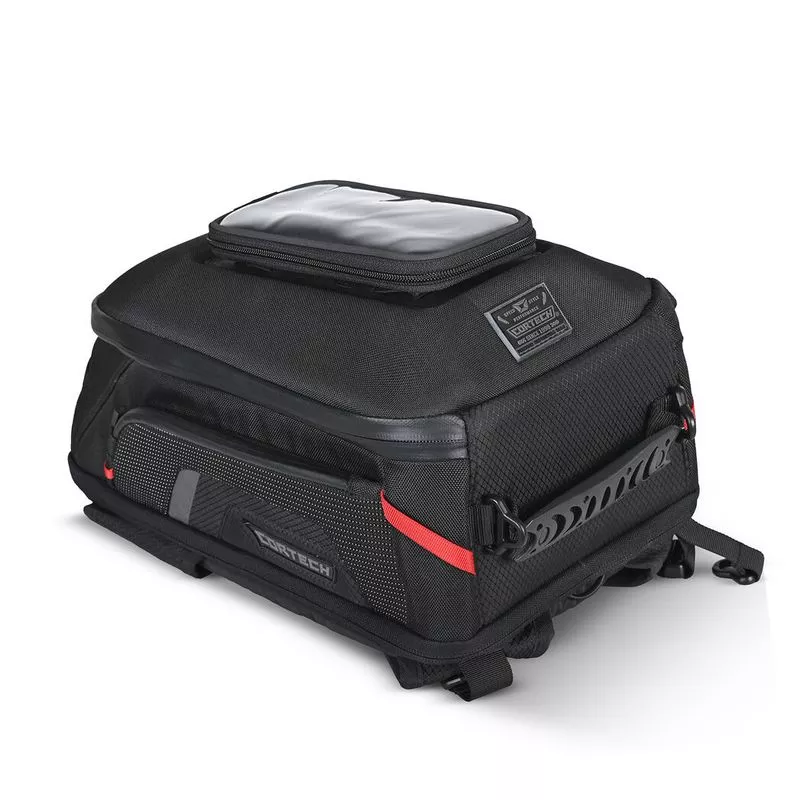 Cortech Super-SP Expandable Motorcycle Tank Bag | 10-12L Waterproof Cordura