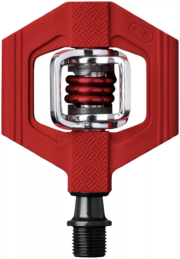 Crankbrothers Candy 1 Pedals - Dual Sided Clipless Platform Composite 9/16" Red