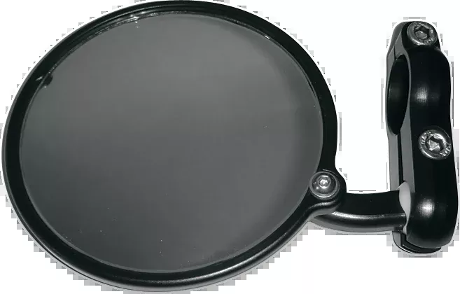 CRG Hindsight/Bar End Side View Mirror - Left, Black - Model HS-100-L