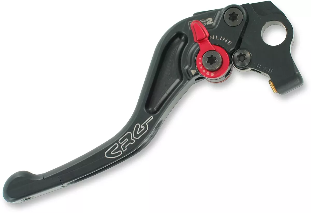 CRG RC2 Shorty Clutch Lever - Black (Part Number 2AB-611-H-B) for Motorcycle Control