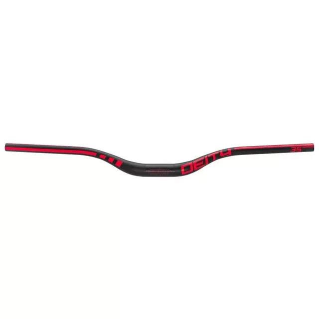 Deity Speedway Carbon Riser Bar (35) 50mm/810mm Red